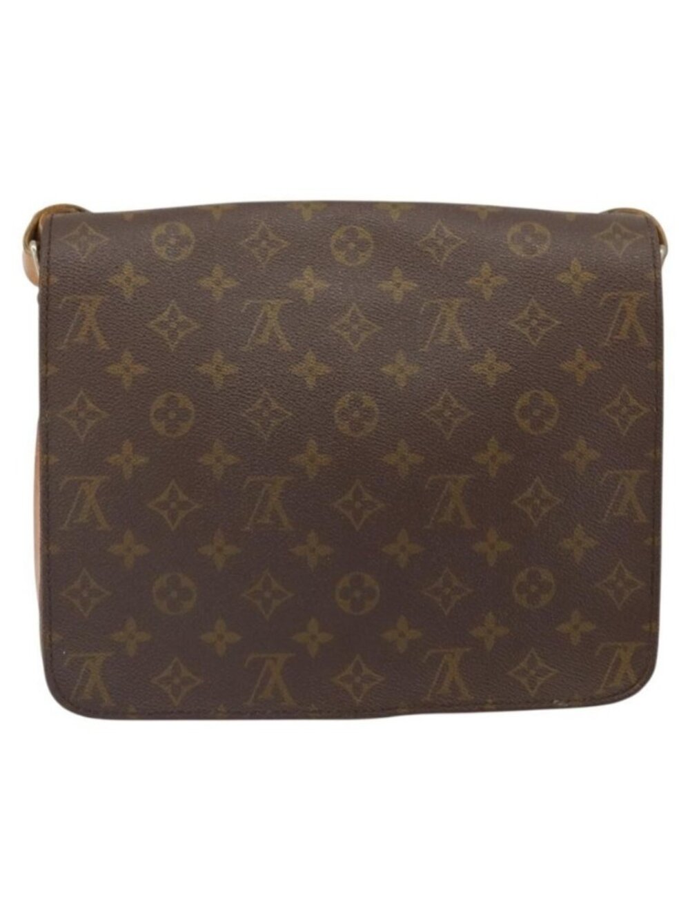 Authentic LOUIS VUITTON Monogram Cartouchiere GM Shoulder Bag M51252 LV - Picture 9 of 16